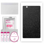 apgo skin sticker film foil vinyl for the BACK compatible with Huawei MediaPad M3 8.4, scratch-resistant, easy to install - Black Honeycomb