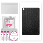 apgo skin sticker film foil vinyl for the BACK compatible with Lenovo Tab M10 Plus 3RD Gen, scratch-resistant, easy to install - Black Honeycomb