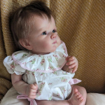 48 cm Bettie Doll Pehme Silikoonist T&uuml;drukute Reborn Beebi nukk, 48 cm t&auml;is kehaga, juurtega elutruu juustega Bebe Reborn m&auml;nguasjad 48cm Cloth Body Doll