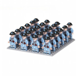 24tk Military Building Doll Troop Square Scene Lastele m&otilde;eldud m&auml;nguasjade komplekt