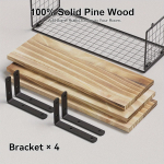 Seinale kinnitatav ujuv riiul koos hoiukorviga, puidust vannitoaraam, L-kujuline metallklamber, hoiurest, hoiurest