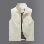 Hingav vest meeste kevadeks, suveks, s&uuml;giseks, v&auml;likrae, mitme taskuga t&ouml;&ouml;riided, vabaaja vest noortele, keskealistele ja eakatele XXXXXL