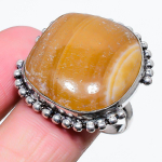 Natural Septerian Noodal Gemstone 925 Sterling Silver Gift Ring Size 11 w6r09