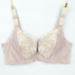 Suurep&auml;rase suurusega pitsist rinnahoidja, naiste suured suurused 75 80 85 90 95 100 105 110 BCDE Seksikas Bralette Push Up Minimizer Undertraat rinnahoidja 34/75B roosa