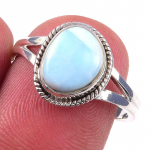 Natural Republic Larimar v&auml;&auml;riskivi 925 prooviga h&otilde;be kingitus s&otilde;rmus S.7 e2V43