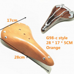 G98 Retro Vintage jalgrattasadul Puhast veisenahast K&auml;sitsi valmistatud iste Custion Bike Sport Sadul Jalgratta Sadul Bike Seade