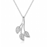 925 Sterling H&otilde;be Tsirkoon Lehe V&otilde;lu Kaelakee Ripats Naised T&uuml;drukud Pulmaehted Aksessuaarid Choker dz184