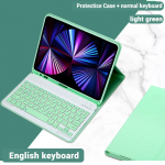 Taustavalgustusega IPad Magic klaviatuur IPad Pro 11 2024 2021 2020 Mini 5 6 10,2 9/8/7 2018 2017 5 6th Air 11 2024 12,9 10,5 9,7 Air 3 2 nahk&uuml;mbris iPad pro11 2024