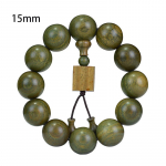 Kvaliteetsed rohelised sandlipuu helmed, k&auml;sipael Lucky k&auml;ev&otilde;ru rahvuslikus stiilis peen ehtetarvikud