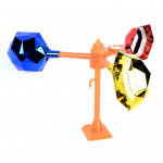 Linde t&otilde;rjuv tuulega juhitav kahjutu 360-kraadine peegeldus, linnuvastane visuaalne linnupeletus Hoia tuvi h&otilde;be