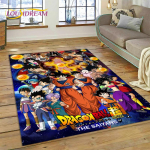 Anime 3D D-Dragon-Ball Jaapani multifilmi vaibavaip elutoa magamistoa sisekujunduseks, libisemiskindel p&otilde;randamatt diivani uksemati jaoks 100cm x 150cm