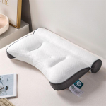 Emakakaela padi ortopeediline emakakaela padja s&uuml;damik, lateks m&auml;lupadi aeglase tagasil&ouml;&ouml;giga Relax pehme hingav ventilaator koduhotelli jaoks 60X40CM