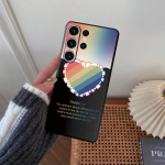 Lilled s&uuml;damemustriga telefoni&uuml;mbris Samsung S24 S23 Ultra Plus A55 A54 A35 A34 A25 A24 A23 A15 A14 4G 5G jaoks Samsung A54 p&otilde;rutuskindel kaitseraua kate Samsung Galaxy A12