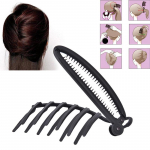 Magic Women isetegemises juuste kujundamine updo bun kammiklambrite komplekt juustele French Twist Maker