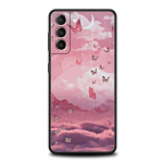 Butterfly Crystal pehme telefoni&uuml;mbris Samsung Galaxy S24 S23 S22 S20 Ultra S21 FE 5G S10 S9 Plus S10E S8 20 silikoonist TPU kate Samsung S9