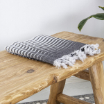 Must 100x170 cm Puuvill Peshtemal