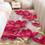 Lillede pastoraalne 3D prinditud vaip Kodukaunistused Sissep&auml;&auml;su uksematid Elutoa Vaibad Magamistoas Vaibad Laste vaip Vannimatt 200*300cm