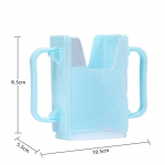 Anti-squeeze tassihoidja, reguleeritav piimatassi hoidja mahlakarbi hoidja, kaasaskantav joogihoidja koju, autosse v&otilde;i reisimiseks sinine