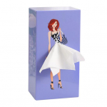 N&auml;or&auml;tikumahuti hoiukast, suure mahutavusega tolmukindel lauaarvuti/seinale paigaldatav salvr&auml;tikuhoidik, paberijaoturi kaunistus lilla