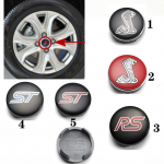 4 tk/komplekt 54 mm autoratta keskrummu korkide kattem&auml;rk For-d Fiesta Focus Fusion Mondeo Escapi jaoks 1