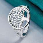 URMYLADY 925 Sterling Silver Elupuu 7-10 s&otilde;rmus naistele Pulmav&otilde;lu kihlus, mood lihtsad ehted 7