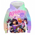 Anime Kapuutsiga Dressipluus Aphmau Merch Kapuutsiga Dressipluusid T&uuml;drukutele Kawaii Multifilm Dressipluusid Teismelistele 3D Prindiga Pulloverid Lasteriided Kevad 2XL