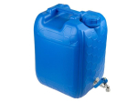 10L water container with metal valve blue 1