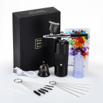 Oxygen Inject kaasaskantav k&uuml;&uuml;nep&uuml;stoli komplekt Airbrush k&uuml;&uuml;nekompressori komplekt meigiks Nail Art Tattoo K&auml;sit&ouml;&ouml; koogimaal jumestus