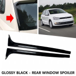 Sobib mudelile VW Volkswagen Polo Mk5 6R 6C 2011 2012 2013 2014 2015 2016 2017 Tagaakna uimed Vooder k&uuml;lgspoiler tiiva trimm