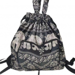 Kokkupandav lilletr&uuml;kk nailonist pingutusn&ouml;&ouml;r, suure mahutavusega hoiukott Naiste &otilde;lakott K&auml;ekott ostlemiseks 1