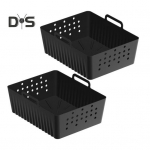 2 tk silikoonist &otilde;hufrit&uuml;&uuml;ri vooderdised Ninja SL401 jaoks 2-korvilise &otilde;hufrit&uuml;&uuml;ri korduvkasutatavad potitarvikud Mittenakkuva kuumuskindel k&uuml;psetuspann turvaliseks ja tervislikuks hall