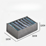 Teksade hoiukast, riidep&uuml;kste hoiukorv, aluspesu mitmesuguse hoiustamise sahtel, lahterdatud korraldaja 32*12*12 hall