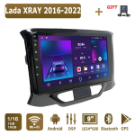 Android Autoraadio Lada XRAY 2016-2022 jaoks Multimeediapleier Peaseade Stereo GPS-navigatsioon BT WIFI 1+16GB 1+16GB white