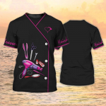 Juuksur juuksur T-s&auml;rgid naiste vormiriided R&otilde;ivasalong barberia meeste s&auml;rk groomer kosmeetik kaunitar Odav professionaalne S