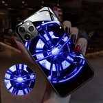 Helendav telefoni&uuml;mbris sissetulevate k&otilde;nede jaoks, v&auml;lklamp, lahe telefoni&uuml;mbris, mis sobib Apple'i telefonidele iphone 15