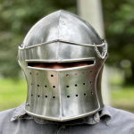 Barbuta kiiver, Fantaasia Templir&uuml;&uuml;tli kiiver, SCA RPG kiiver armor, Keskaegne kiiver Halloweeniks