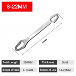 3-17mm 8-22mm Universaalne Torx Mutriv&otilde;ti Plaadi Reguleeritav Kahe otsaga Torx Lehtv&otilde;ti Isekinnituv Mutriv&otilde;ti Mitmeotstarbelised K&auml;sit&ouml;&ouml;riistad