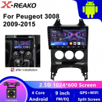 Peugeot 3008 2009 - 2015 jaoks Androidi autoraadio Multimeedia Video M&auml;ngija Navigatsioon GPS Carplay QLED Puuteekraan Autostereo WIFI 1GB+32GB carplay