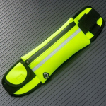 Ceinture banane de sport - SHOP-STORY - Jaune - &Eacute;tanche - Sortie &eacute;couteurs - Poche zipp&eacute;e