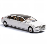 1/32 M&auml;nguauto BENZ Maybach S650 Pikendatud versioon Metallist M&auml;nguasi Sulamist Auto Diecastid ja M&auml;ngus&otilde;idukid Automudel Valgus Heli M&auml;nguasjad Lastele valge