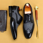 Moodsad Nahast Brogue Kingad Meestele Suur Suurus Moodsad Pulmapeo Meeste Ametlikud Kingad Itaalia Disainer Meeste S&otilde;idujalatsid Formaalne Kingad Paelad Meeste Oxfords 38 must