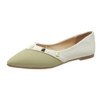 Kevadel needitud naiste kingad Suvised lamedad kingad Terava ninaga kontsad Paadikingad Lihtsad Helge PU nahast slip-on madalad naiste kingad 35 roheline