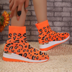 Mood 2024 S&uuml;gis-talv Uued Leopard-sokid Kingad Naiste Paksu tallaga kiil vabaaja suur suurus 44 V&otilde;rk kootud l&uuml;hikesed saapad Botas De Mujer 37 taevasinine v&auml;rv