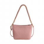&Uuml;hev&auml;rvilised plisseeritud k&auml;ekotid naistele suvised uued lihtsad mitmek&uuml;lgsed &otilde;lakotid naiste PU-nahast ruudukujulised rahakotid (20cm<Max Length<30cm)