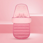 Universaalne k&auml;ru jalavarjud magamiskott Cozy Toes vanker K&auml;ru 90cm roosa