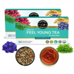 TEACURRY Anti Aging Tea - 60 Tea Bags | Feel Young Tea Helps in Skin Glow, Hair Care and Premature Ageing | Skin Tea