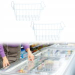 2 s&uuml;gavk&uuml;lmiku hoiukorvi Sahvririiuli korv Suur k&uuml;lmkapi juhe 45cmx24.5cmx20cm