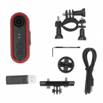 Jalgratta tahavaatekaamera 6 valgustusrežiimiga Tagatuli 1080P 150&deg; lainurk IPX6 3500mAh Tagumine Cycli