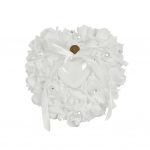 Valge s&otilde;rmusepadi PE vaht roos s&uuml;damekujuline s&otilde;rmusepadi pulmas&otilde;rmuste karp valge