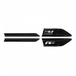 4Tk Rline GTI 4MOTION Logo auto k&uuml;lgporitiiba embleemi m&auml;rgi kaitseraua ribade kleebis Polo Golf Jetta Touran Tiguan Passat Beetle'ile Black Rline must